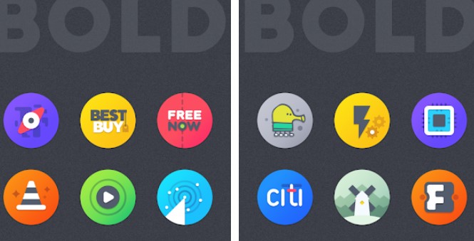 bold icon pack MOD APK Android