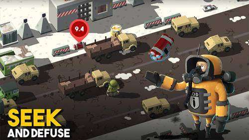 Gameplay screenshot from bomb hunters for Android