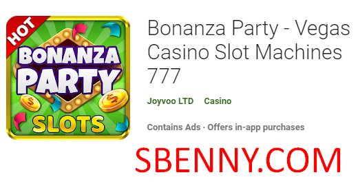 bonanza party vegas casino slot machine 777