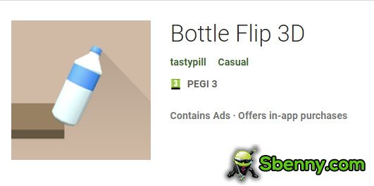 flip bouteille 3d