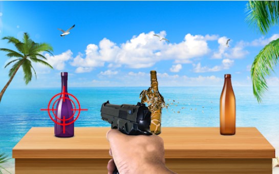 palack lövöldözős cél igazi palack lövöldözős MOD APK Android
