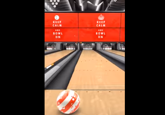 Gameplay screenshot from bowling 3d master for Android