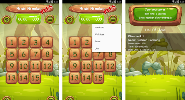 Gameplay screenshot from brain breaker plus for Android