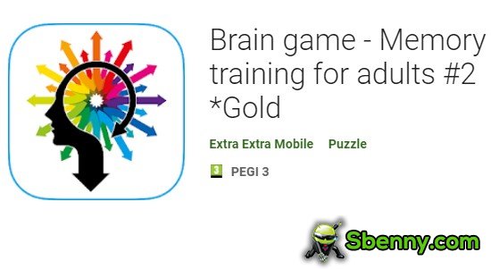 brain game memory training voor volwassenen 2 goud