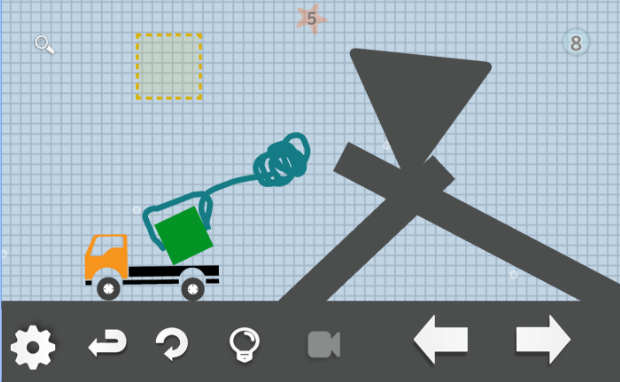 Gameplay screenshot from brain it on the truck for Android