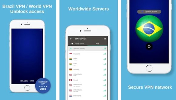 brazil vpn free unlimited and security vpn proxy MOD APK Android
