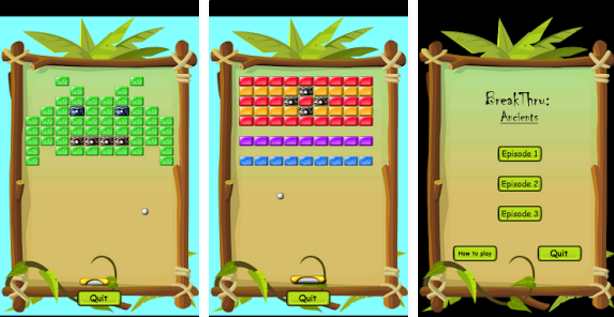 Gameplay screenshot from breakthru ancients for Android