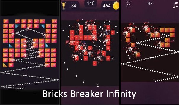 Bricks Breaker Infinity - Jogo Clássico