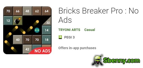 brick breaker pro geen advertenties