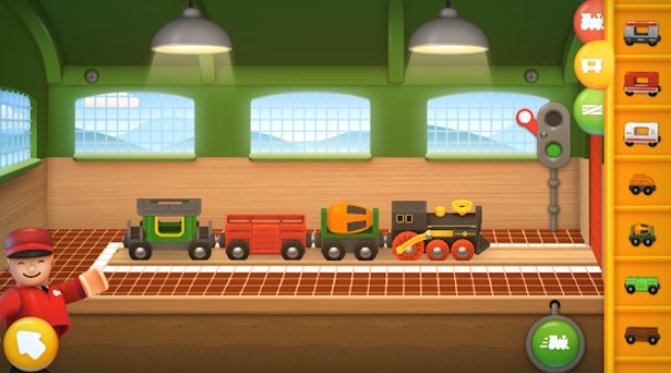 Gameplay screenshot from brio world railway for Android