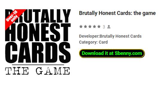 brutally honest cards the game