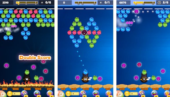 bubble guppys jeu de tir à bulles de fruits MOD APK Android