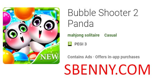 tirador de burbujas 2 panda