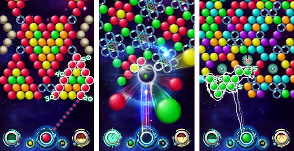 Gameplay screenshot from bubble shooter blast for Android
