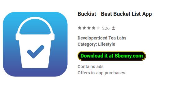 buckist best bucket list App