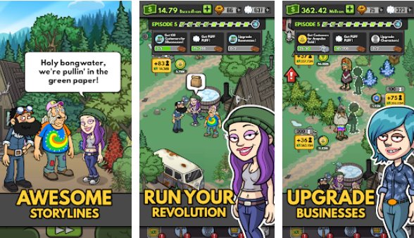 Gameplay screenshot from bud farm idle tycoon for Android