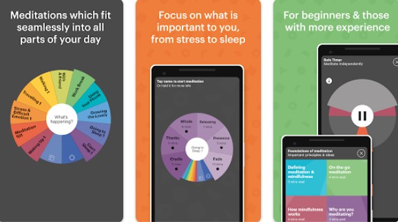 Gameplay screenshot from buddhify mindfulness meditat for Android