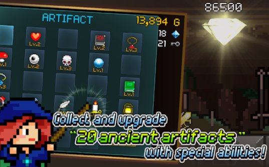 Gameplay screenshot from buff knight advanced retro rpg runner for Android