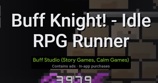 buff Knight coureur de RPG inactif