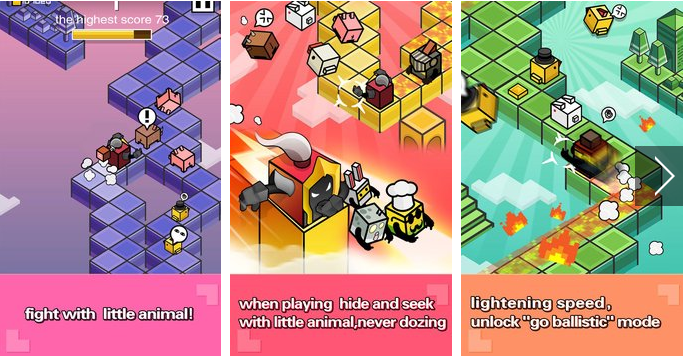 Gameplay screenshot from bump hero for Android
