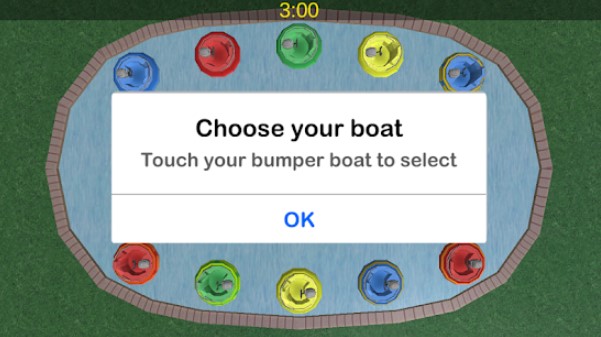 Gameplay screenshot from bumper boat battle for Android