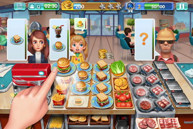 Gameplay screenshot from burger master for Android