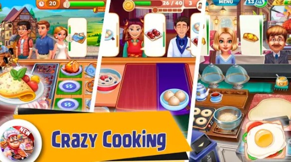 Gameplay screenshot from burger master chef crazy cooking restaurant game for Android