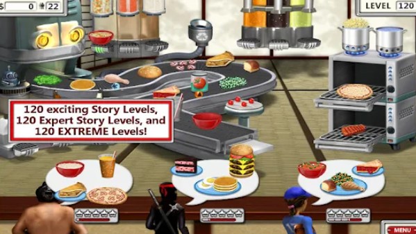 Gameplay screenshot from burger shop2 for Android