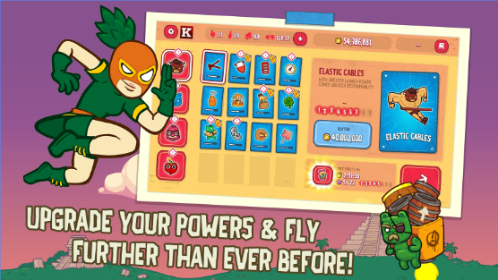 Gameplay screenshot from burrito bison launcha libre for Android