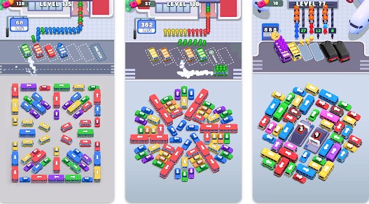 Gameplay screenshot from bus escape traffic jam for Android