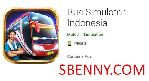 simulatore di autobus indonesia