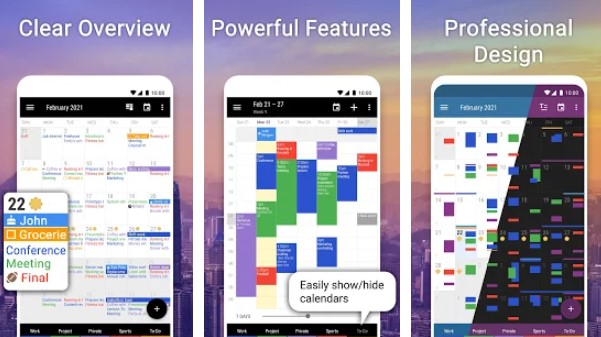 calendario de negocios 2 planificador de agenda y widgets MOD APK Android