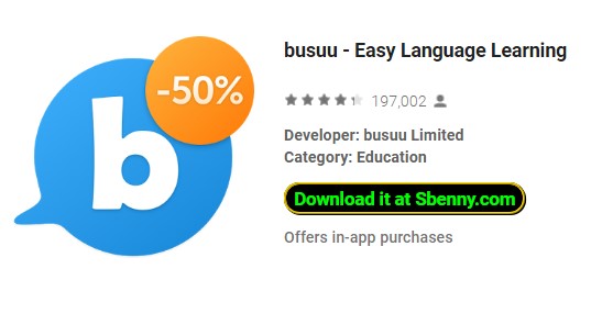 یادگیری آسان زبان busuu
