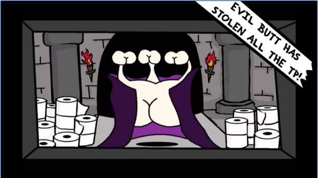 Gameplay screenshot from butts in space for Android