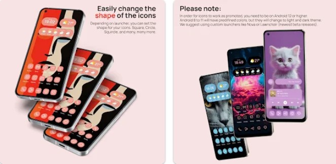 Gameplay screenshot from caelus adaptive material icons for Android