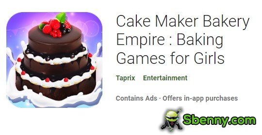 کیک ساز نانوایی امپراتوری بازی های پخت دخترانه