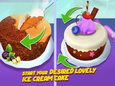 Gameplay screenshot from cake maker bakery empire baking games for girls for Android