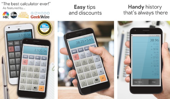 Gameplay screenshot from calculator plus for Android