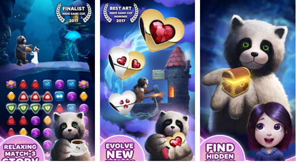 Gameplay screenshot from calming lia puzzle adventure for Android