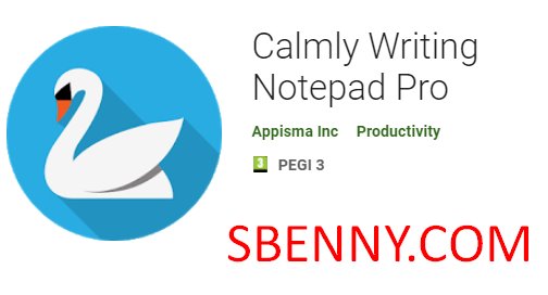 calmly writing notepad pro