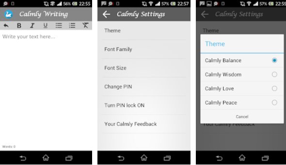 calmly writing notepad pro MOD APK Android