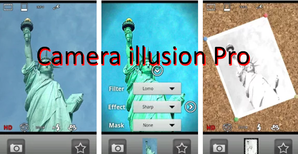 Ilusão de câmera pro