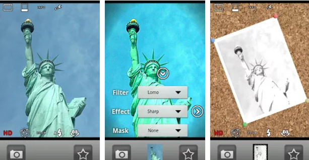 Gameplay screenshot from camera illusion pro for Android