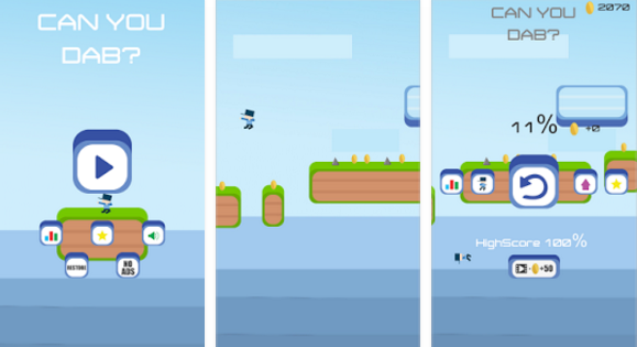 Gameplay screenshot from can you dab for Android