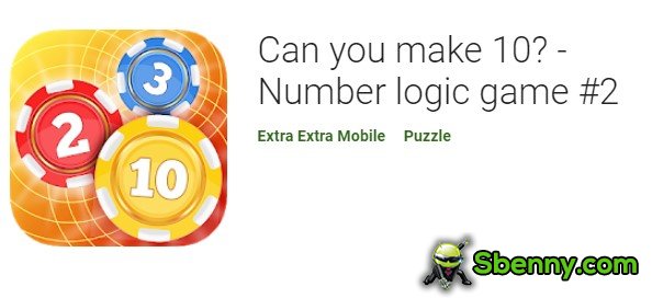 ¿Puedes hacer un juego de lógica de 10 números?
