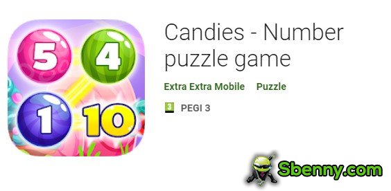 candies number puzzle game