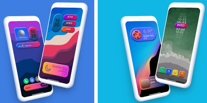 Gameplay screenshot from candy 12 kwgt for Android