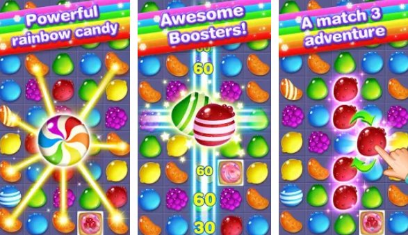Gameplay screenshot from candy crack mania for Android