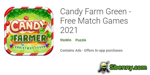 candy farm green free match games 2021