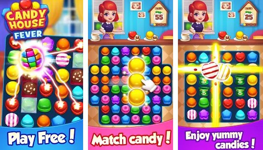 candy house fever 2020 free match game